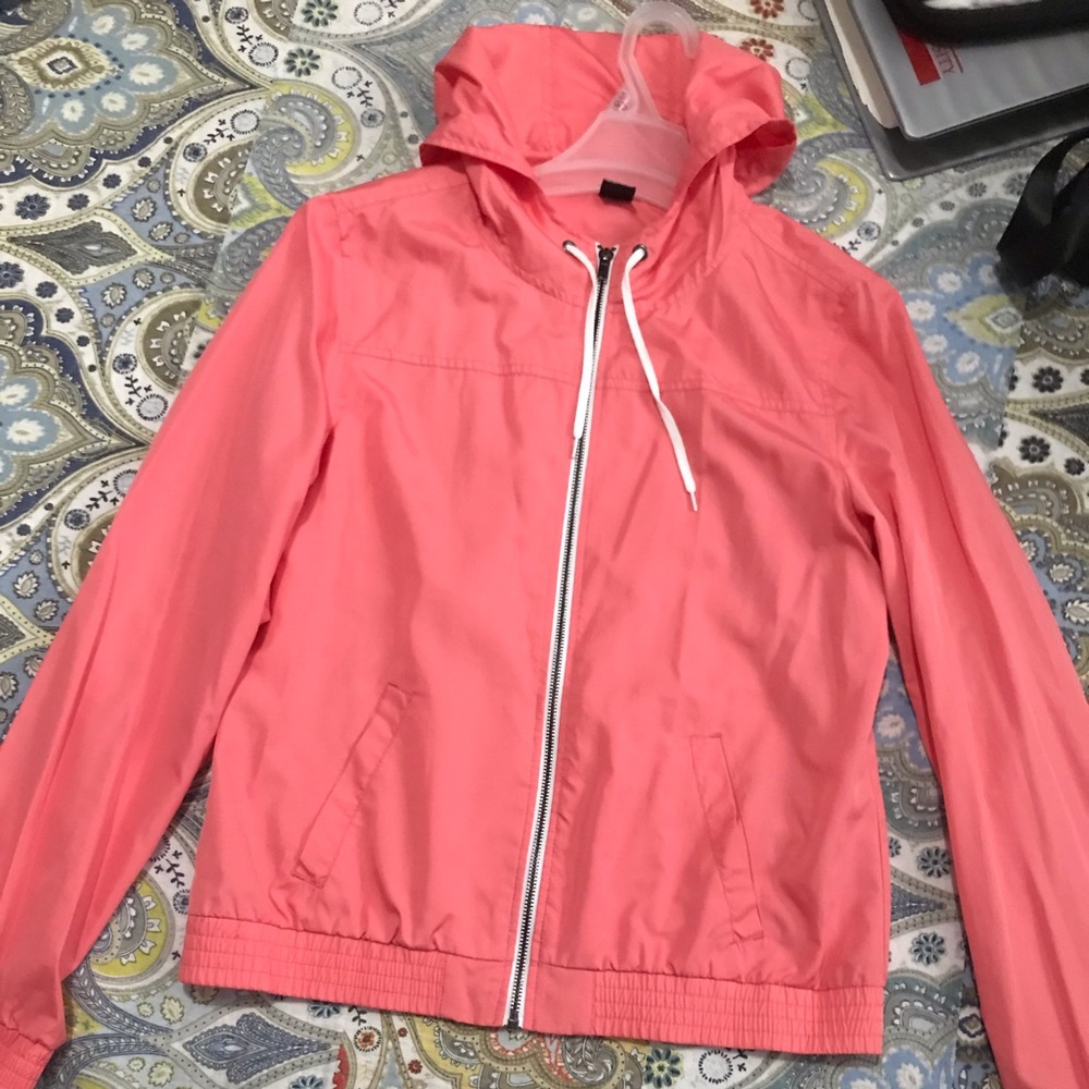 Peach windbreaker